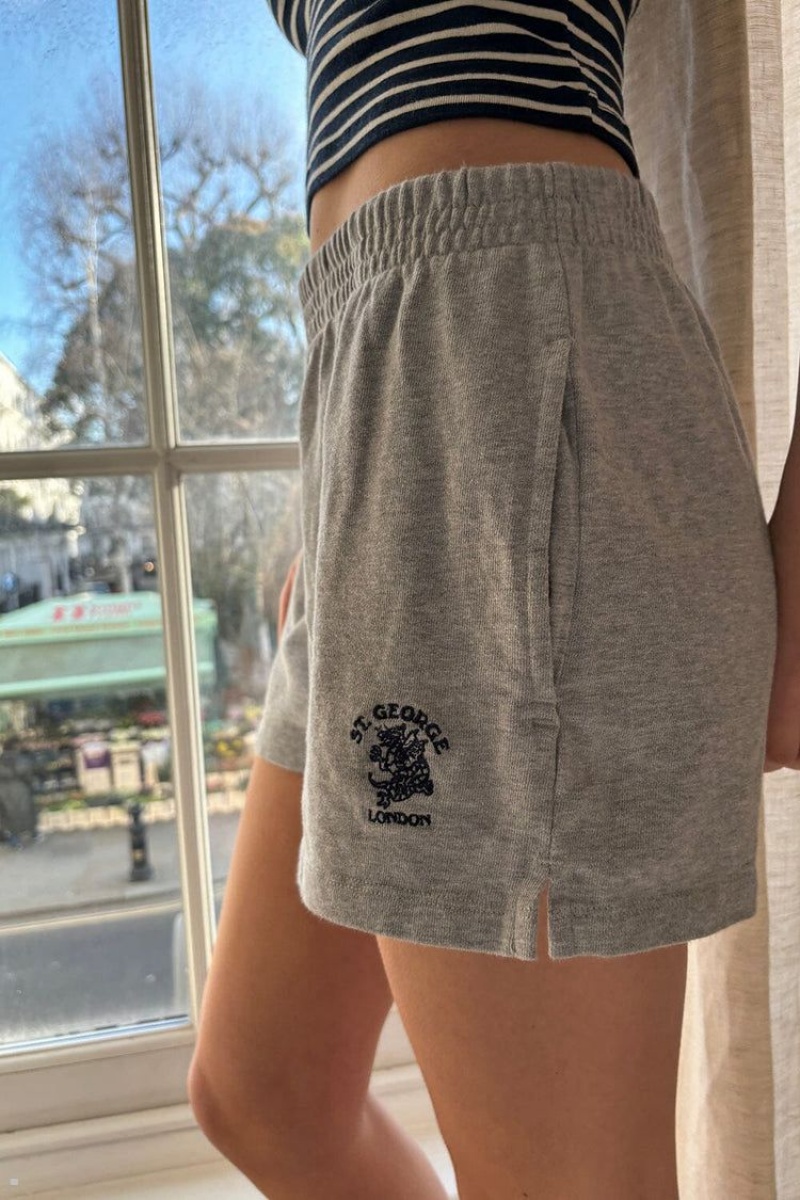 Short Jogging Brandy Melville Rosa St. George Grise | QBZ-69629790